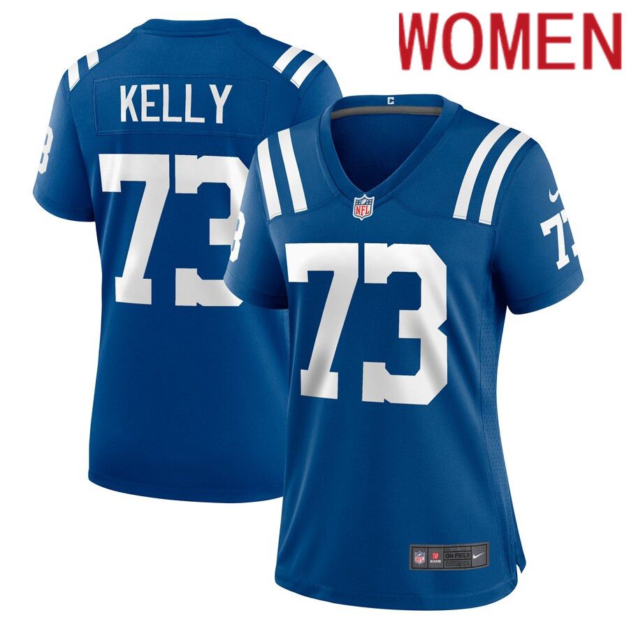 Women Indianapolis Colts #73 Dennis Kelly Nike Royal Game Player NFL Jersey